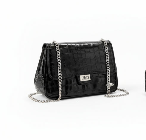 Heritage Weave Messenger Chain Handle Ankara/African Print / Aso-Oke Fugu Kente/ Leather Clutch / Handbag for Women