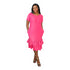 ZAIDA African Print Handmade Shift Double Sister Flare Dress