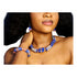 Sheba Handmade African Bead Necklace Bracelet and Earrings Jewelry Set