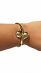 Nuru Gold Sculpted Snake Cuff Bracelet Only – Stainless Steel Luxury African Jewelry
