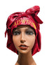 NAWOTWE ADWOA Days of the Week African Names Satin Bonnet Hair Accessory with Adjustable Tie Back - Monday