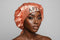 NAWOTWE AFIA Days of the Week African Names Satin Bonnet Hair Accessory with Adjustable Tie Back - Friday