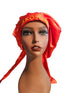 NAWOTWE AKOSUA Days of the Week African Names Satin Bonnet Hair Accessory with Adjustable Tie Back - Sunday