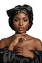 NAWOTWE AKUA Days of the Week African Names Satin Bonnet Hair Accessory with Adjustable Tie Back - Wednesday