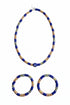 KUKUA Kids Babies Royal Handmade African Bead 3-Piece Set - Royal Blue