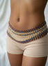 Ayana Blue Embellishment Waist Beads - Ahyenie