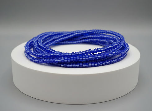 Lom Na Va Duo Waist Beads - Blue & White Ahyenie