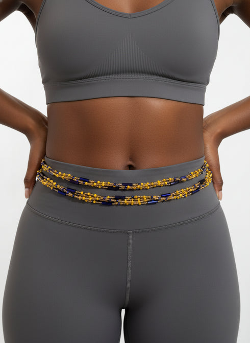 Nsroma Purple Instincts Waist Beads - Ahyenie