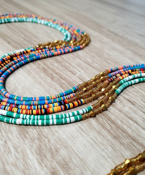 Azalee Multicolored Waist Beads