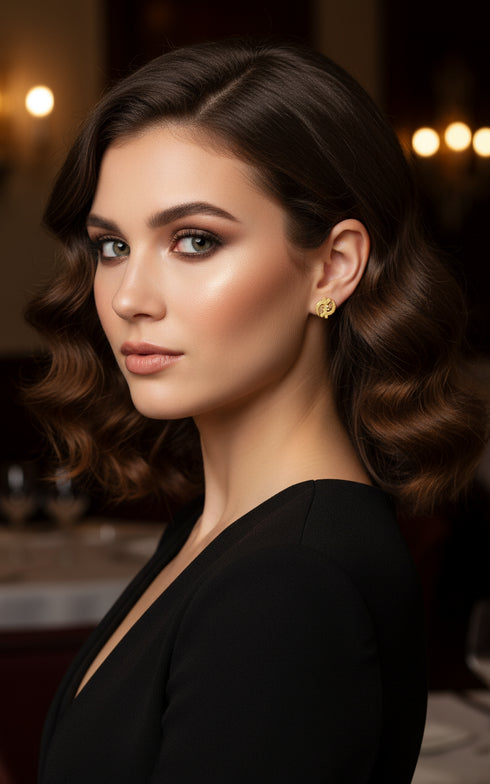 ESSENCE GYE NYAME Small Traditional Minimalist Authentic Earrings – Handmade Women’s Jewelry