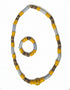 Maku Traditional African bead necklace and bracelet set