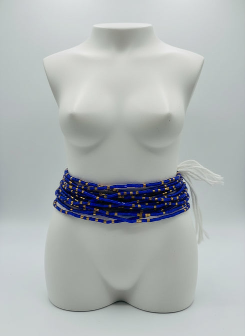 Odehyie Blue Class Waist Beads - Ahyenie