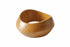Wooden ring on a marble surface