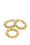 AMANI Elegant Gold-Tone Handmade Glass Bead Hand Bracelet