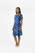 ARIELLE Ankara Print Women Short Sleeve Shift Dress, African Print Mini Dress, Casual Ankara Dress for Women in Different Prints