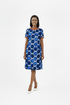 ARIELLE Ankara Print Women Short Sleeve Shift Dress, African Print Mini Dress, Casual Ankara Dress for Women in Different Prints