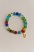 AURI Radiant Multicolor Handmade Glass Bead Hand Bracelet