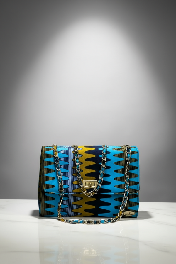 Abara Vividfest Ankara/African Print / Clutch / Batik/Adire Handbag for Women