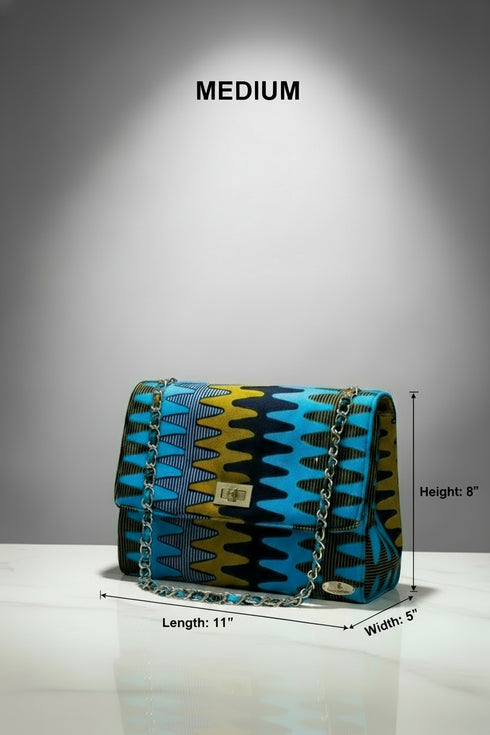 Abara Vividfest Ankara/African Print / Clutch / Batik/Adire Handbag for Women