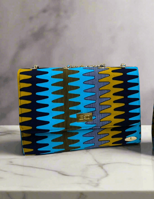 Abara Vividfest Ankara/African Print / Clutch / Batik/Adire Handbag for Women