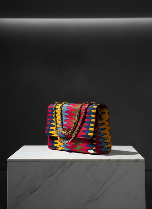 Abara Vividfest Ankara/African Print / Clutch / Batik/Adire Handbag for Women