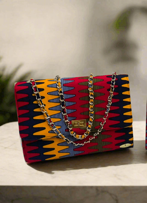 Abara Vividfest Ankara/African Print / Clutch / Batik/Adire Handbag for Women