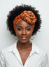 Adepa tie-on Ankara Headwrap/ Headpiece scarf - one-yard duku