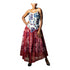 Adesewa African Print Strap Top with Organza Overlay Midi Skirt