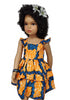 Adu-Twumwaa African Print Sleeveless Girl Dress