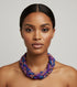 African Splendor Braided Ankara Necklace
