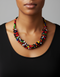 Ankara Sunbeam Twist Woven Ankara Necklace