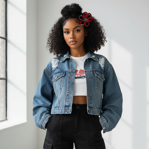 Ankara Bloom Hair Clip