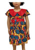 Asantewaa Uniform African Print Girl Dress