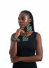 Aurora Africana Ensemble - Ankara Earring and Necklace Set