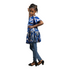 AYRA KIDS Elegant African Print Ankara Women’s Handmade Ruffle Sleeve Top Only
