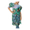 Aveline Girls Ankara Blouse with Puff Sleeve and Pleated Drop-Hem – African Print Statement Top for Modern Girl.