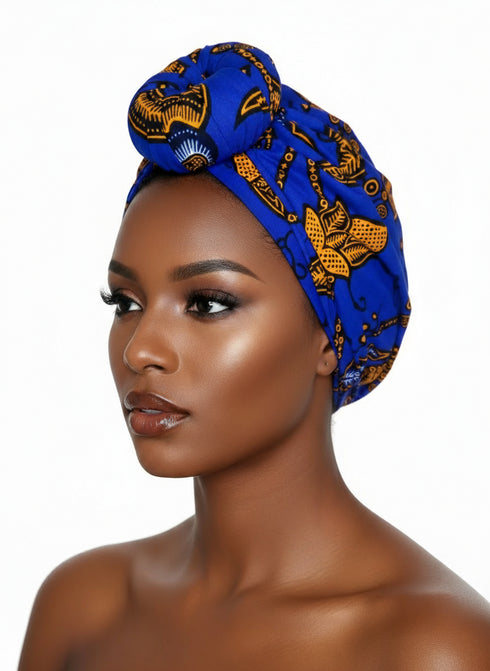 Aziza's Midnight Knot Turban