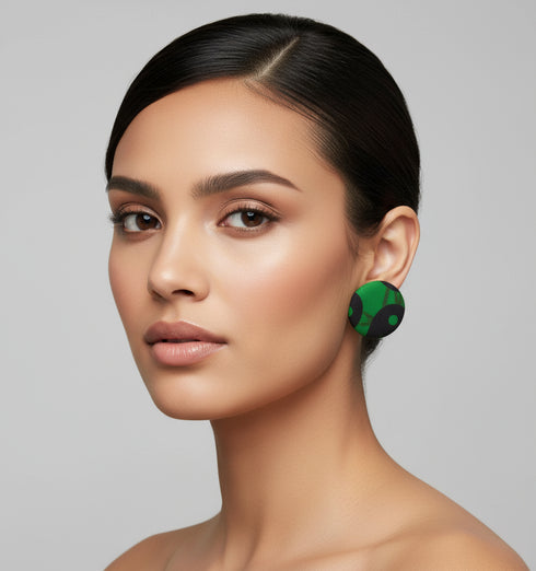 Azure Twist x-Large Stud Earrings