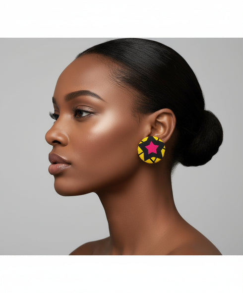 Azure Twist x-Large Stud Earrings