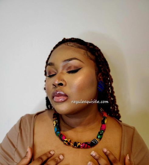 Azure Twist x-Large Stud Earrings