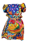 BAABA ANKARA KIDS FLARE SKIRT AND BLOUSE SET