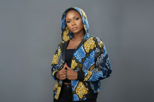BANDA Bold Ankara UNISEX Streetwear Hoodie Bomber Jacket only