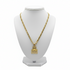 BEAUTY DUAFE bold curb chain Adinkra stainless steel necklace only