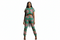 Buiteyo Women Ankara Pattern Print Two-Piece Set with Elastic Band