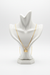 COURAGE GYAWU ATIKO non-fade gold Adinkra stainless steel necklace Only