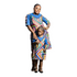 Calythea Girls Color-Block Geo Ankara Shift Dress with Embellished Yoke – Vibrant Mother’s African Elegance