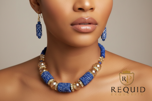 Chidera Bead Necklace Bracelet & Earring Set