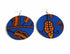 Jei-No Circular Chic Small Ankara Print Earrings