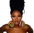 Jei-No Circular Chic Large Ankara Print Earrings