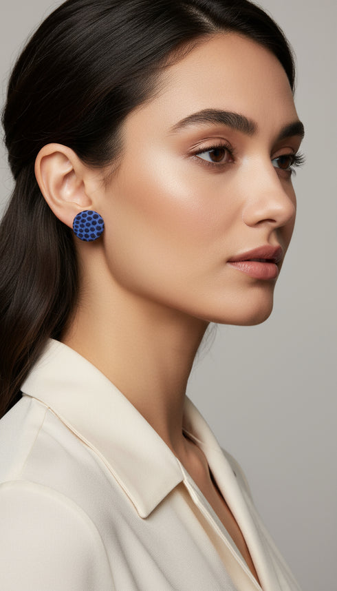 Crescent Medium Stud Earrings